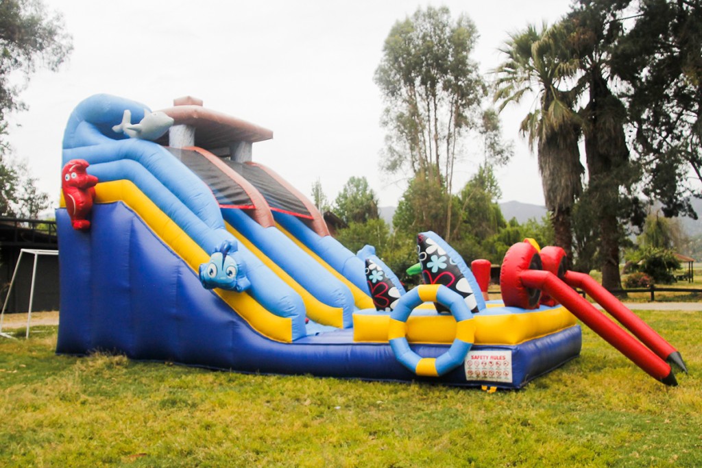 Arriendo de juegos inflable modelo Tobogán Museo 8X3,7 Arca de Samuel